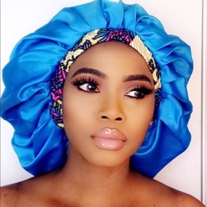 Ankara Large silk bonnet